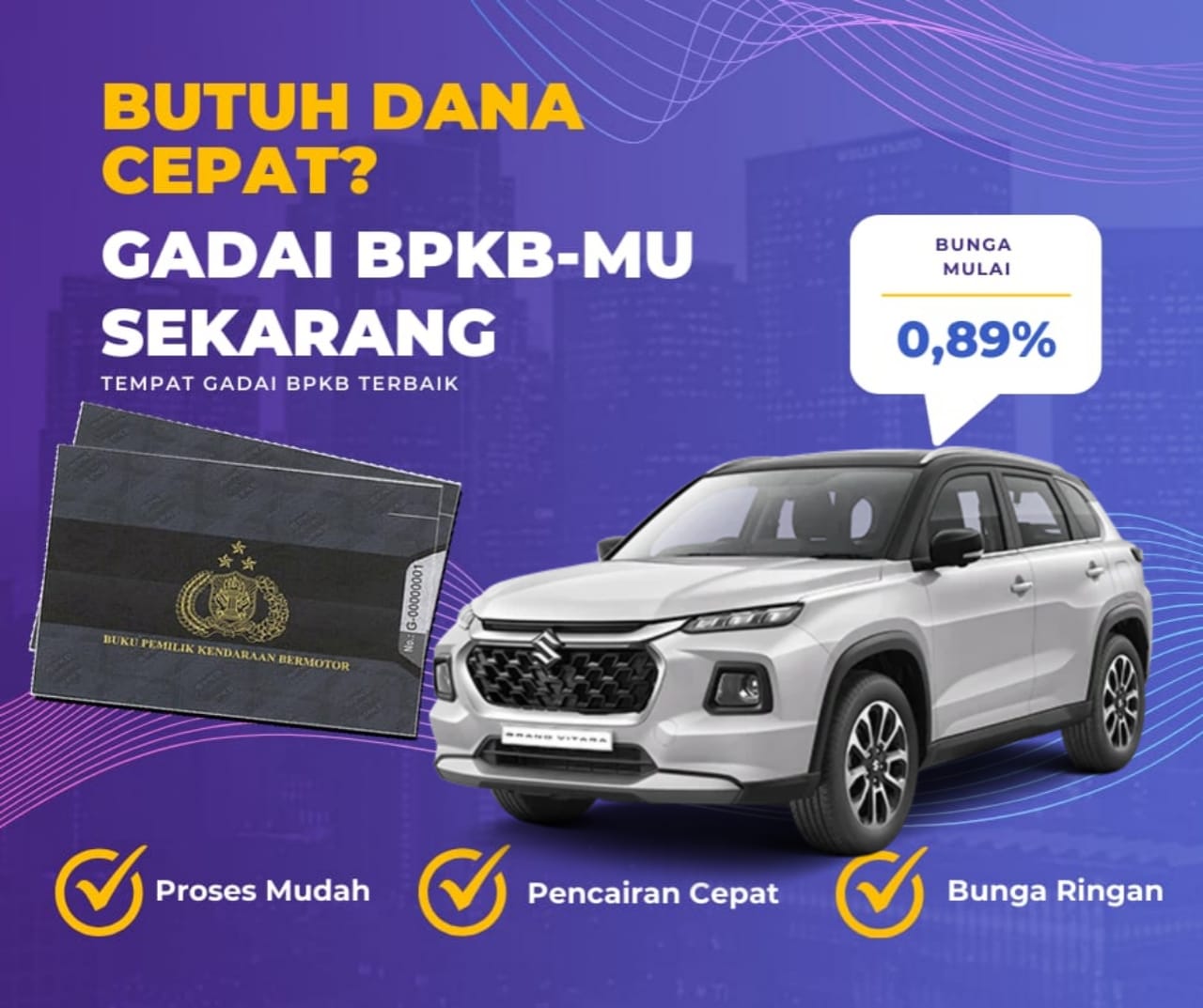 Kredit Jaminan Bpkb Mobil Suzuki Grandvitara Dapat Dana Berapa? Seperti Ini Simulasinya